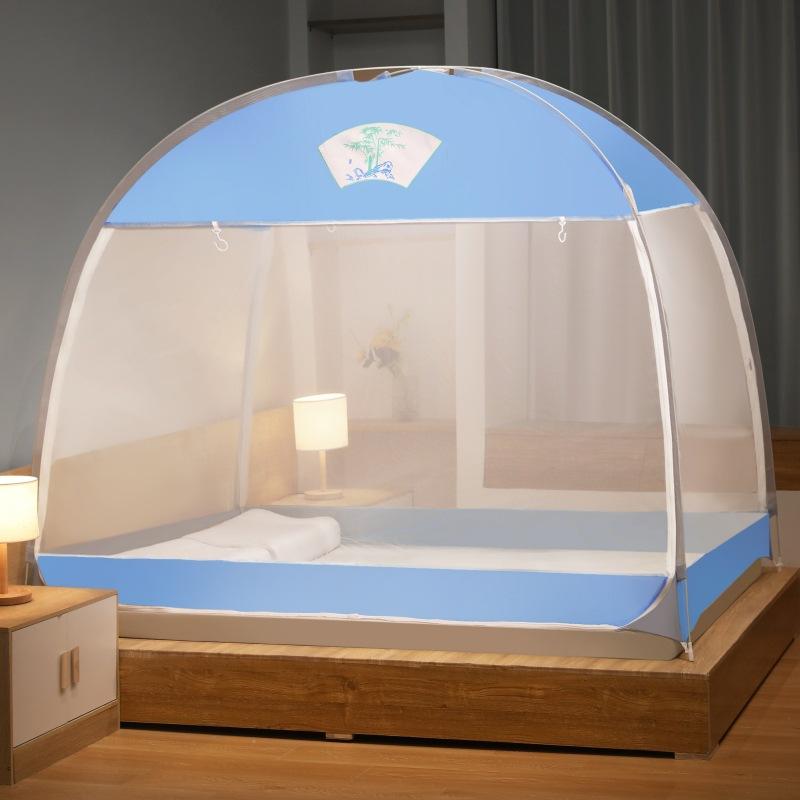 Installation-free Yurt Mosquito Net Home Encryption Single Student Dormitory Double Bed Baby Foldable Mosquito Net