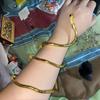 2025 New Punk Multilayer Metal Alloy Gold Black Color Cool Bendy Snake Necklace Bracelet for Women Men Chunky Jewelry