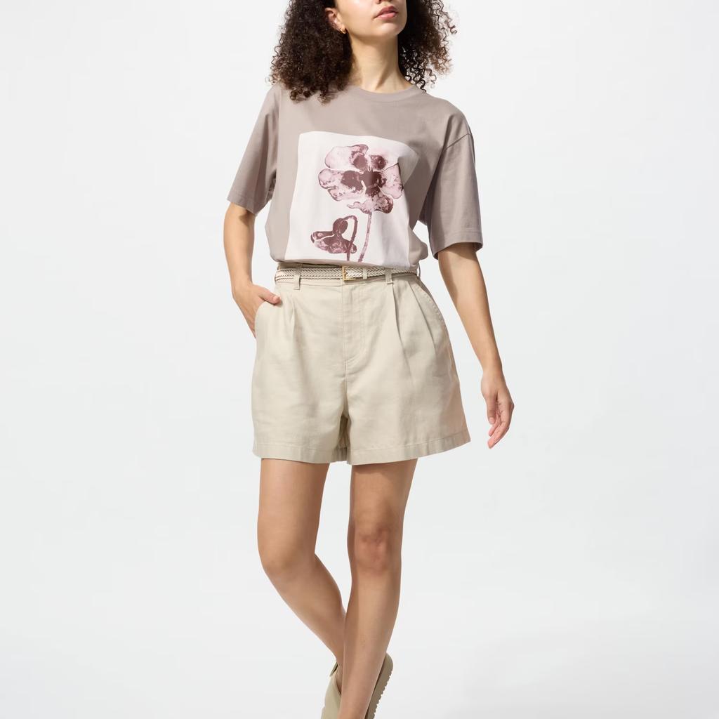 Uniqlo X MoMA Collaboration SS25 Plant Print Comfortable Short Sleeve T-Shirt Unisex T-Shirt 479395-31