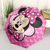 1pc Minnie Mouse Polka Dot Auto Open Close Umbrella, Portable 3-Fold Design with 8-Bone Iron Frame, Outdoor Umbrella, Ideal Gift for Fans, T
