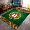 Portuguese Heritage Emblem Carpet Living Room and Bedroom Mats Home Decor Christmas Gifts Office Chair Cushion Bathroom Mat