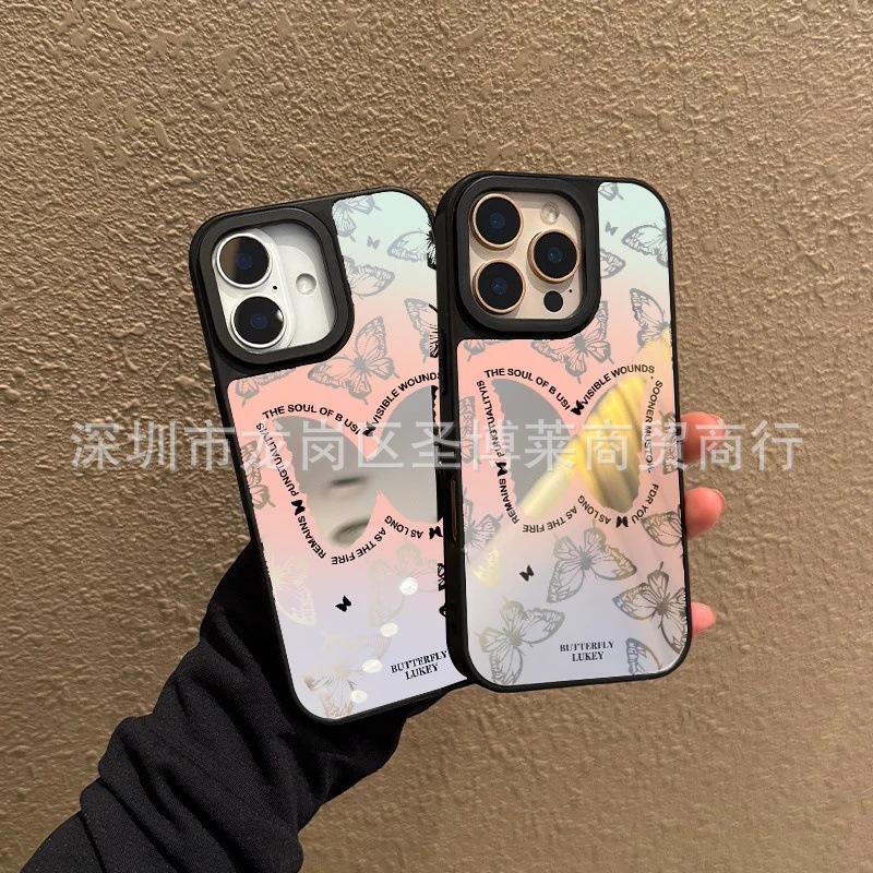 English Butterfly Applies To Apple 17PROMAX Blade Mirror 15 Creative 11 All-inclusive 14 Anti-drop 16 Protective Cover