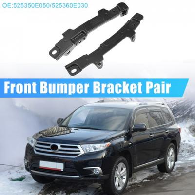 Pair of Front Bumper Bracket Mounting Support for Toyota Highlander 2014-