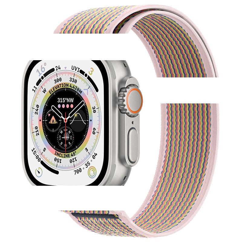 Apple Watch Ultra 10/9 Nylon Woven Velcro Trail Loop Strap