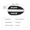 PVC Car Rearview Mirror Eyebrow Rain Visor Sun Shade Rainproof Cover For Mazda Axela Atenza 6 3 5 2 CX5 CX7 CX9 CX30 RX8 MX5 BK IUE2