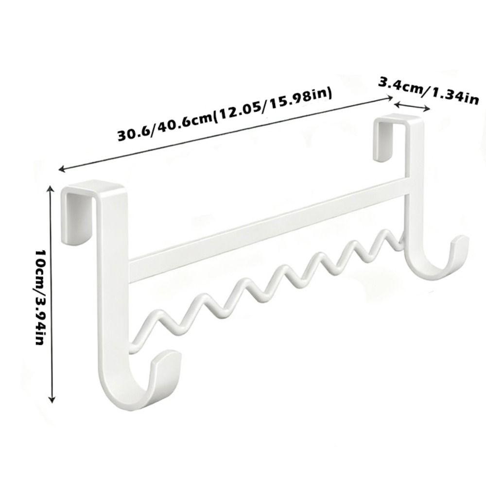 Space Saving Punch-Free Door Hook Traceless Design Storage Holder Bathroom Organizer Dormitory Use