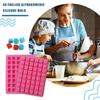 48 Cavities Silicone Mold Letter Figure Party Hotel Cafe Chocolate Pudding Mould Homemade Fondant Dessert Baking