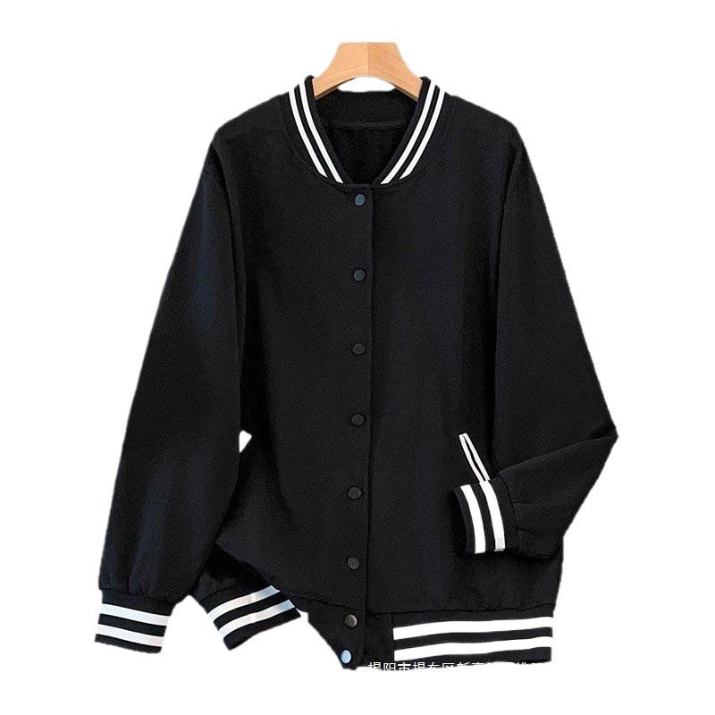 Unisex Korean Style Baseball Jacket - Cool, Versatile Hong Kong Trend for Spring, Summer, Autumn