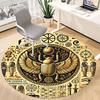 1pc Egyptian Symbols Office Round Area Rug, Under Office Chairs Bedroom Living Room Home Decor, Room Deco, Available in Various Sizes