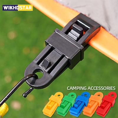 10 pezzi di clip per teloni, morsetti per teloni, clip per teloni a pollice, clip per teloni con impugnatura di bloccaggio per impieghi gravosi, morsetti per tende in plastica, Poly Tar