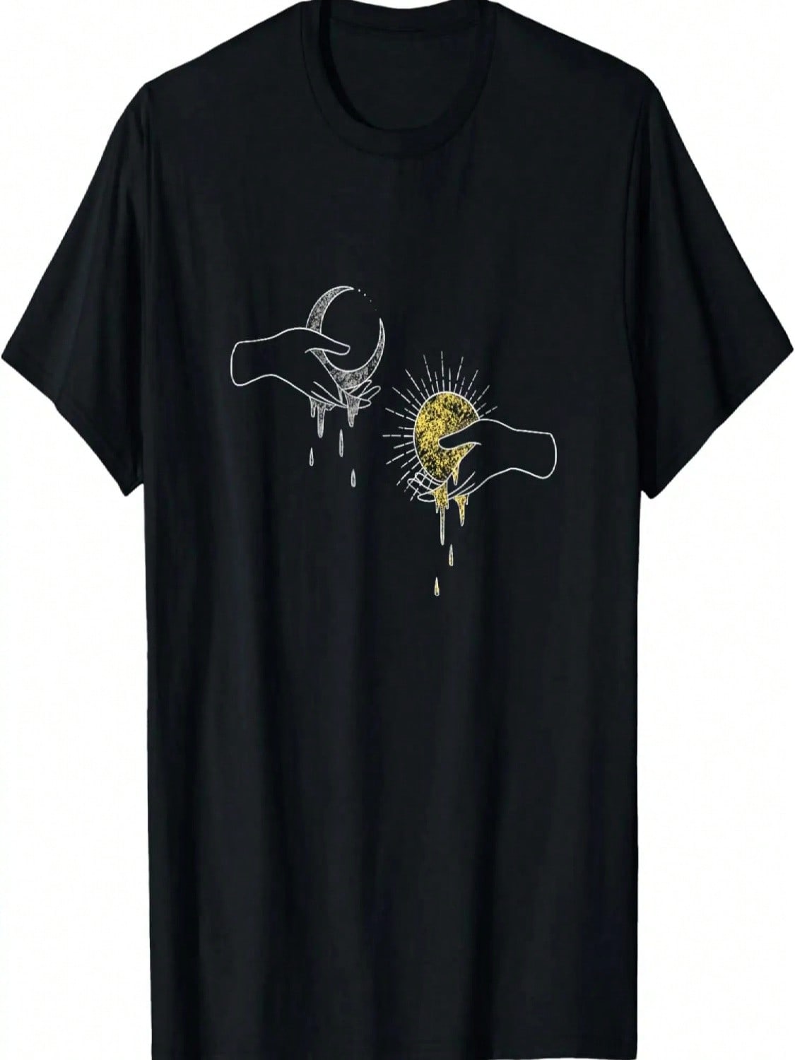 Hands Holding The Sun And Moon Celestial T-Shirt S разноцветный
