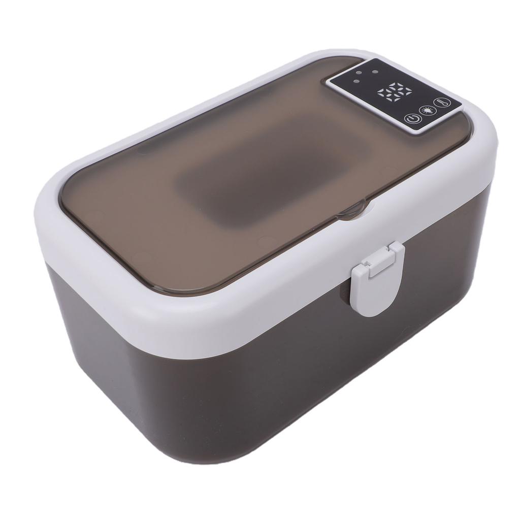 Baby Wipe Warmer Top Heating Wet Wipe Warmer and Dispenser Holds 80 Wipes with Night Light Spring Loaded White