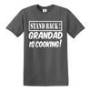 Stand back grandad is cooking tshirt mens funny novelty fathers day bbq tee top