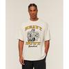 Heavy DuTy Bro Graphic T shirT Gs sofT whiTe A4c8i Wcmy