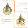 30Pcs Christmas Ball Pendants Set Premium Material Fine Workmanship Creative Shiny Design Xmas Tree Ball Hanging Decor Accessory