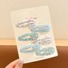 6 Piece Set Sweet Hair Clips Girls 2026 Hot Korean Floral BB Hairpin Side Clip for Children Bangs and Broken Hair BB Clip