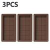 10 Grids Silicone Molding Chocolate Bar Mold Non-Stick Reusable Kitchen Deep Chocolate Mold Multipurpose Large Candy Molds