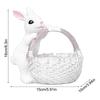 Bunny Statue Desktop Figurine Ornament Decorative Home Decor Statue Desktop Figurine Ornament For Decor Resin Rabbit Basket