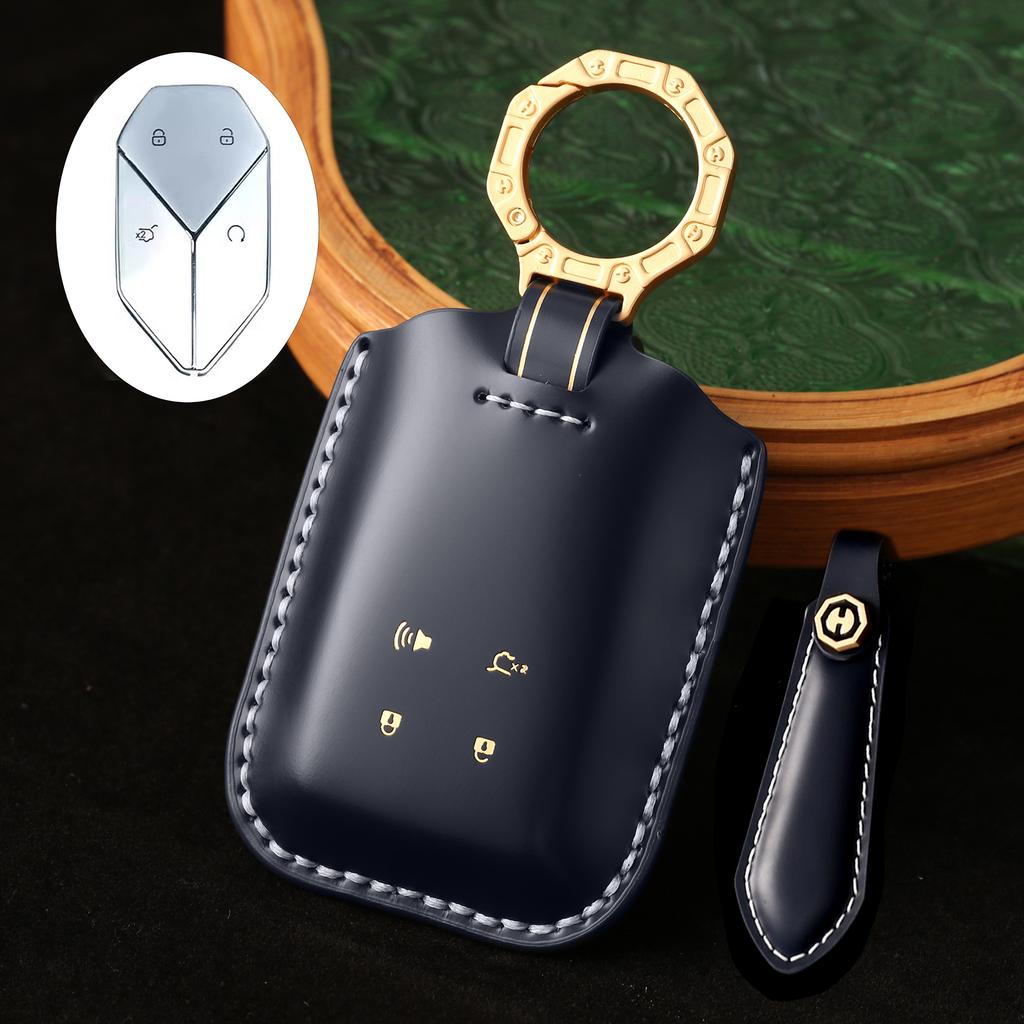 Suitable for 24/25 Mazda EZ6 key cover 2025 new EZ60 special leather all-inclusive car case buckle