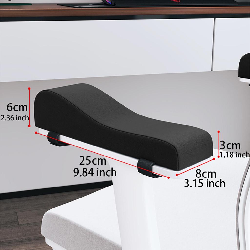 Office Chair Armrest Pad Armrest Cushion Comfortable Replacement Desk Chair Dining Room Living Room Home Sofa Armrest Cover