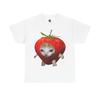 Meme Cat Strawberry Graphic Unisex T-Shirt