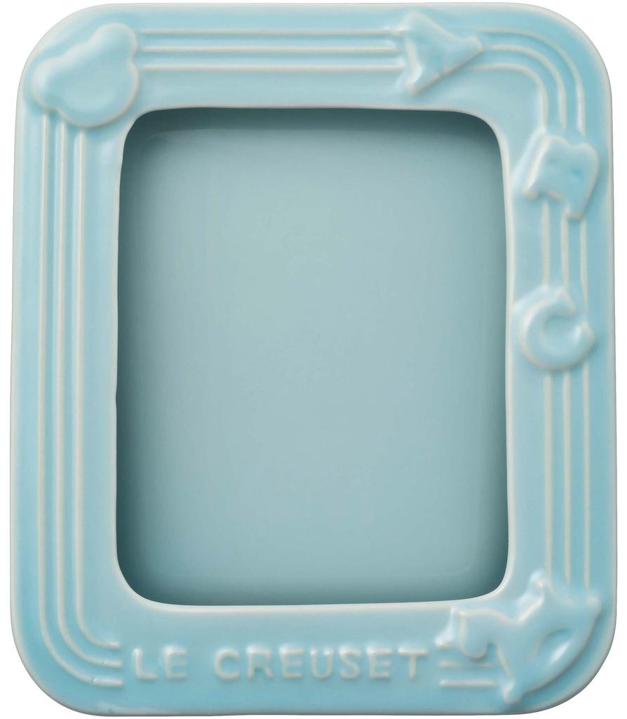 LE CREUSET Baby Photo Frame, Pastel Blue, 910363-15-122
