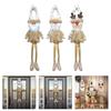 Christmas Doll Door Ornament Multipurpose Long Leg Doll Hanging Decoration For Tree Door Handle Bookshelf Curtain Window