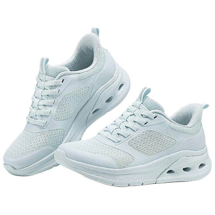 Skechers Bobs Sport Arc Waves 2.0 Versatile Comfortable Low-Top Running Shoes Women Sneakers Blue 117626-MNT