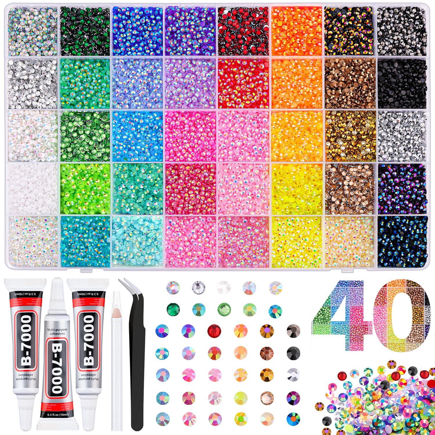 

Shiny Colorful Semi-circular Rhinestones Nail Charms Mini 3mm Flatback Resin Nail Diamond DIY Hat Pen Nails Set
