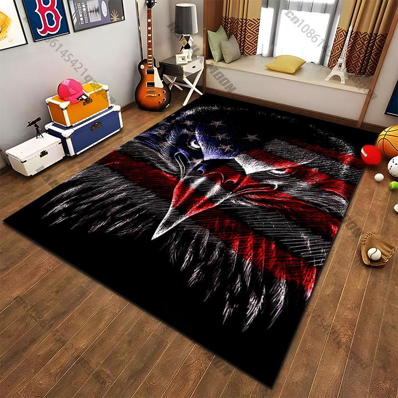 Eagle American flagcarpet Yoga living room room decor children's crawling mat doormat area rug games floor mat