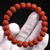 Men's King of Trees Bodhi Seed Bracelet - Original Little King Kong Buddhist Walnut Beads Single Circle.