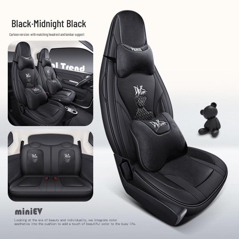 Anwendbares Wuling Hongguang MINIEV Technologie Bär Cartoon Autositzkissen für alle Jahreszeiten