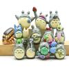 12Pcs/Set Anime Totoro Resin Models Miniature Dollhouse Bonsai Scenery Decor