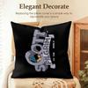 Cartoon SScott PPilgrim Cushion Cover Natural Linen Organic Fabric DoubleSided Printing Sofa Home Decor Gift Pillow Case