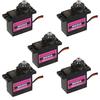 5PCs Micro Metal Gear 9g Servo для RC Plane Helicopter Car 4.8V-6V