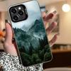 Fog Forest Mountain View Printed Phone Case Suitable for iPhone 17 16 15 14 13 12 11 Pro/Max/Plus Anti Drop and Anti Shock