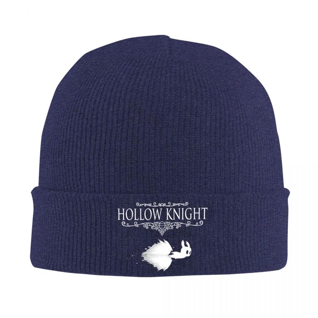 Hollow Knight Funny Game Knitted Hat for Women Men Beanies Autumn Winter Hats Crochet Melon Cap