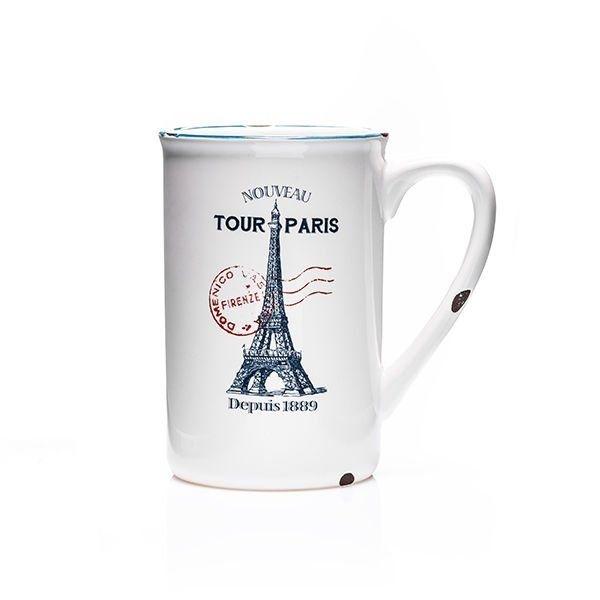 Mug vintage Paris Tour Eiffel effet émaillé Tasse rétro