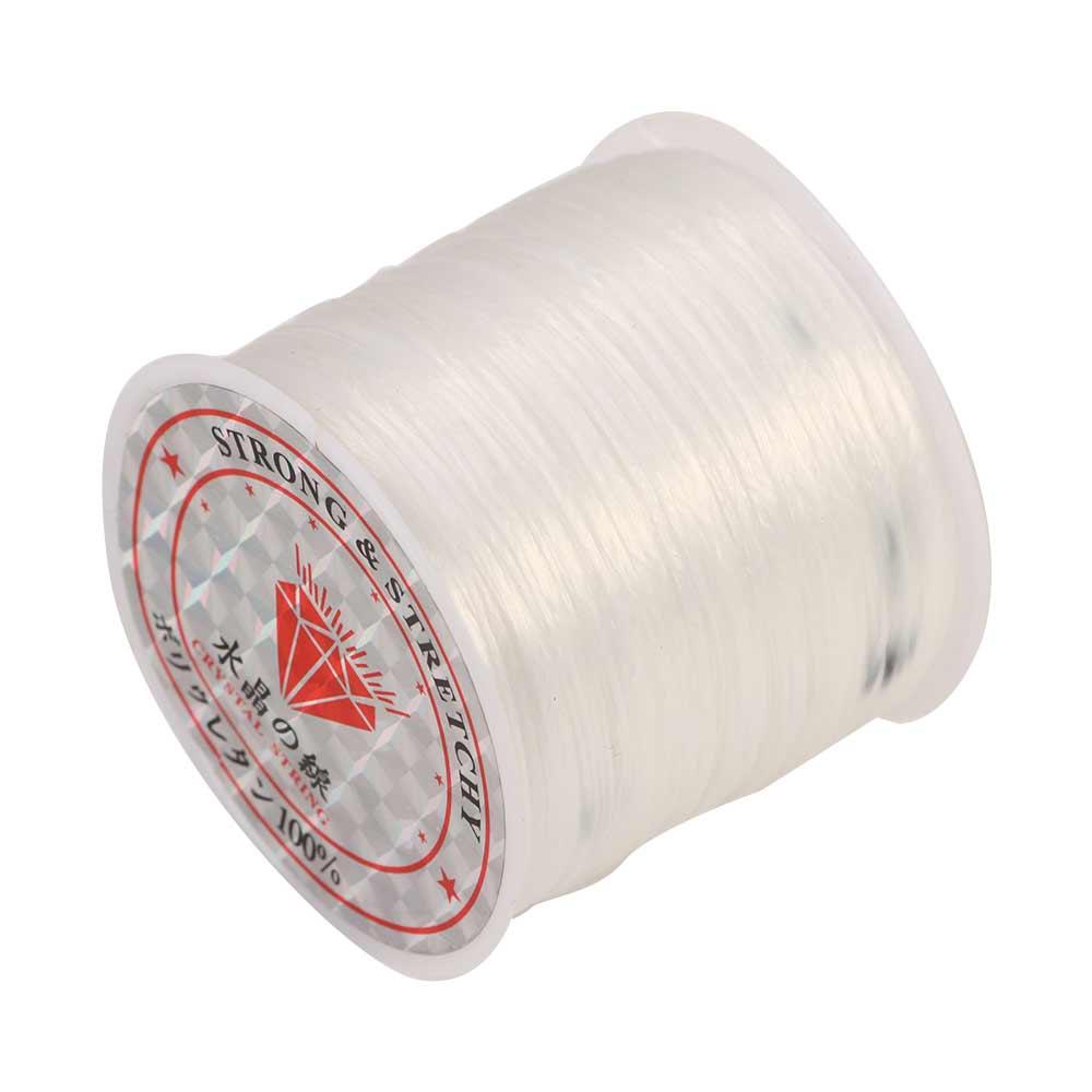 DIY 60m Rope Elastic Strong Bracelets Craft Fibre Wire Beading Thread Stretch Cord Bracelet String