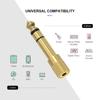 1PC Jack 6.5 6.35mm Male Plug to 3.5mm Female Connector Headphone Amplifier Audio Adapter Microphone AUX 6.3 3.5 mm Converter