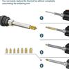 Heat Set Soldering Iron Tip Head Insert M2-M6 Hot Melt Brass Embedded Thread Nut Kit for Plastic Soldering