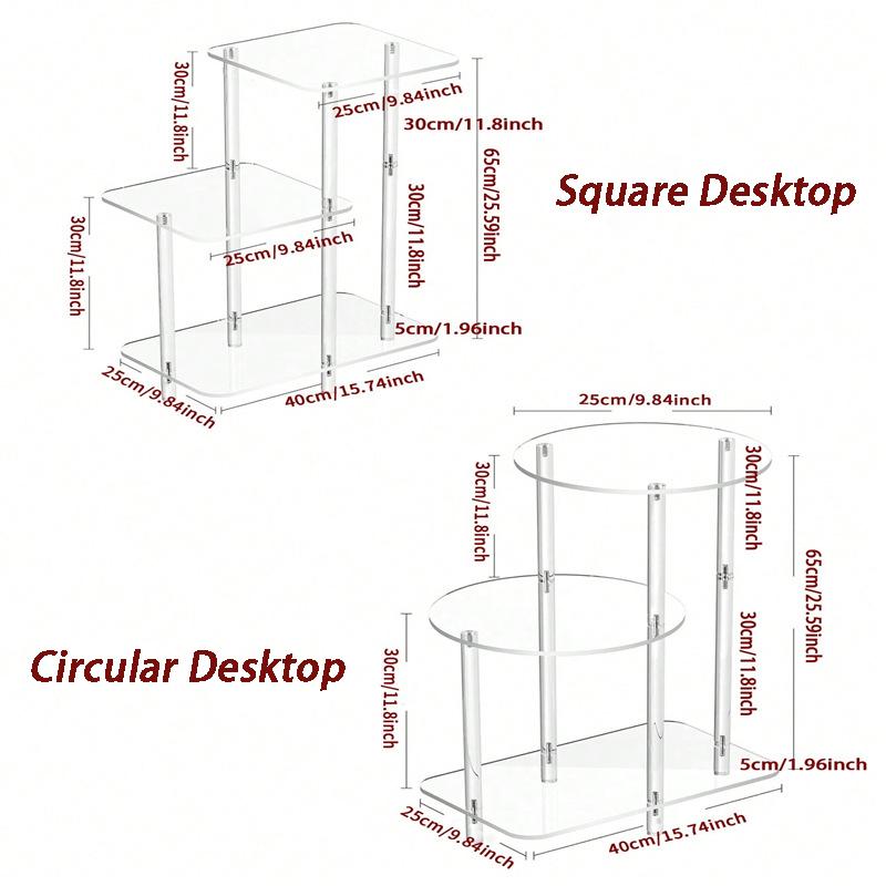 Transparent Acrylic Coffee Table Modern Sofa Beside Corner Tables Simple Living Room Side Table Portable Bedroom Storage Rack
