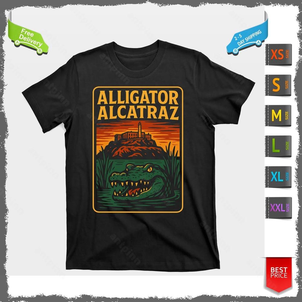 Alligator Alcatraz Where No One Escapes The Swamp T-Shirt Unisex Unisex T-Shirt XXXXL