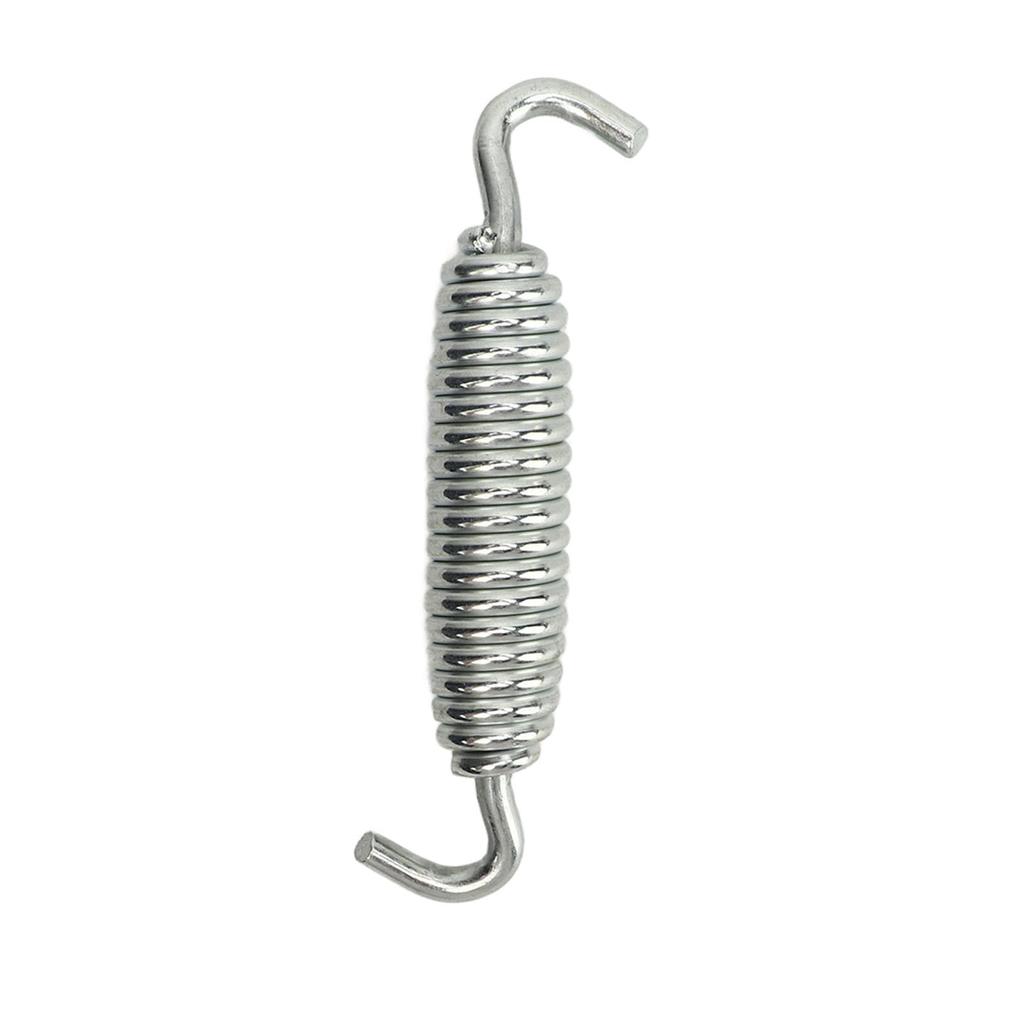 3-7/8" Motorcycle Kickstand Spring for 50005-85A Silver Chrome Side Stand Spring 1200 883, Silver