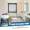 Frosted Glass Paint for Doors and Windows - Light-blocking Coating, Non-stick, Easy To Apply - Semi-transparent Privacy Film