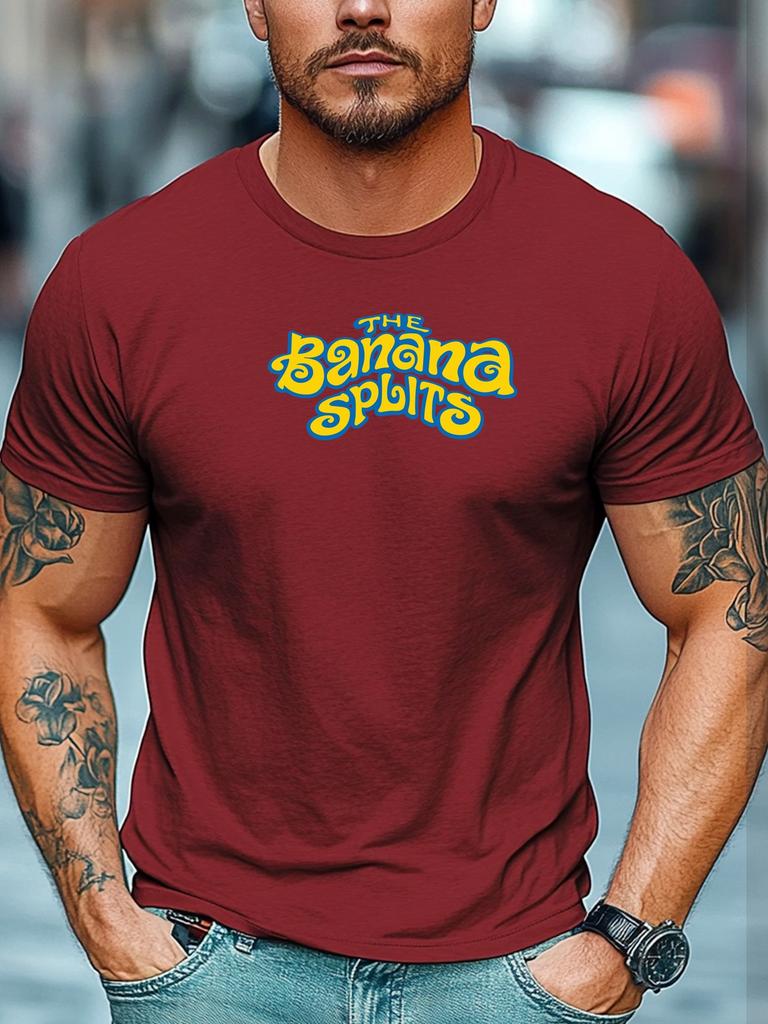Mens Graphic Tee Columbia Explore The Great Outdoors Art Print Short Sleeve Round Neck Breathable Soft Daily Tee