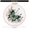 Butterfly Floral Embroidery Kits Embroidery Set with Thread and Needle Embroidery Starter Kits Crosses Stitching Set