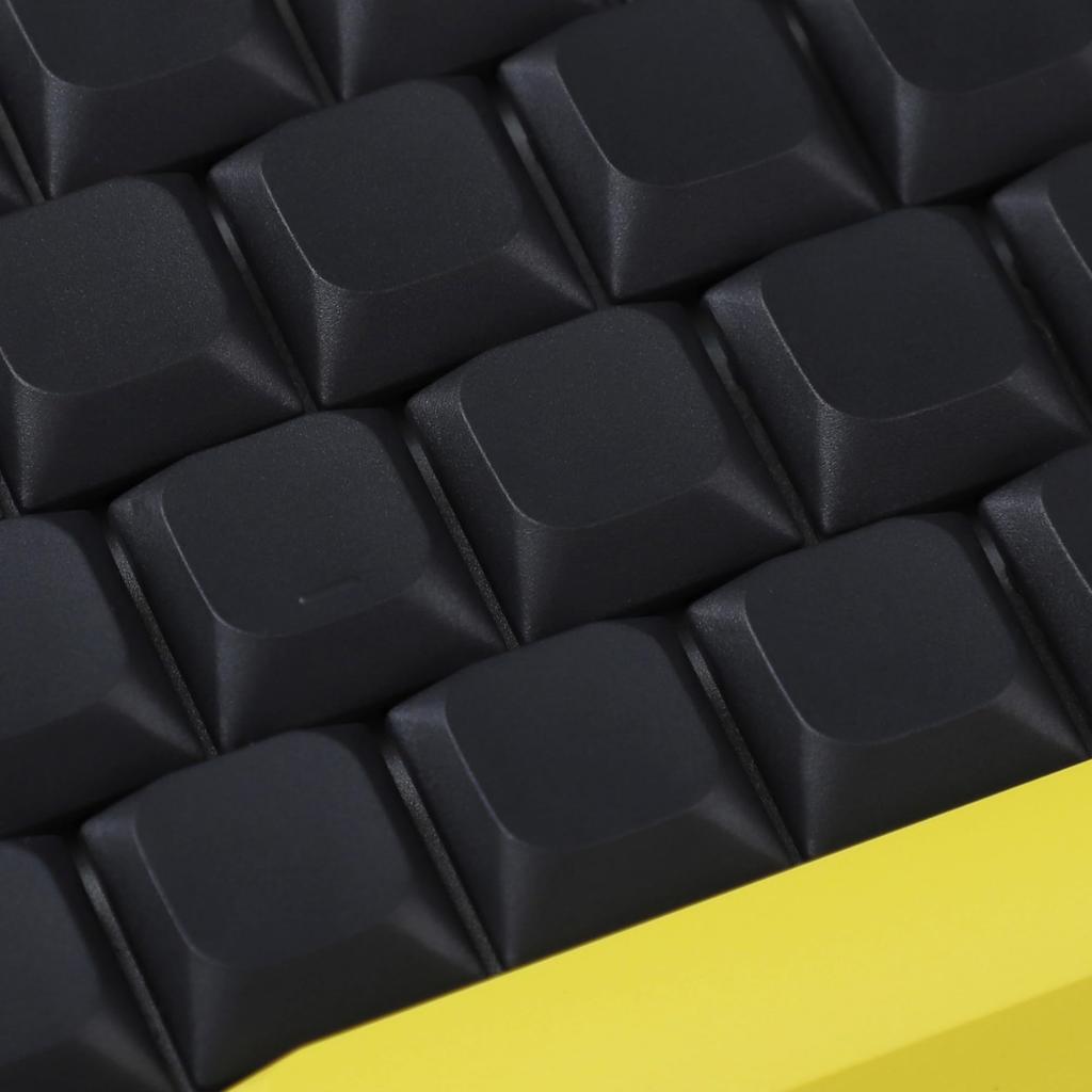 YMDK Gantelman 119 Ultra Slim MX Low Profile Blank PBT Keycaps for MX 61 64 68 75 84 87 96 108 Layout Mechanical Keyboard (Keycaps Only)