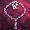 Pink Spiny Oyster Handmade Gemstone Necklace, 925 Solid Sterling Silver Necklace Antique Jewelry, For Thanksgiving