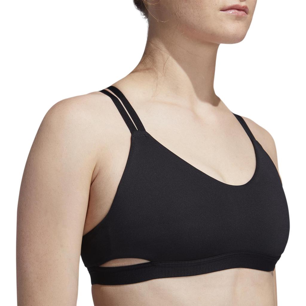 Adidas Am Strappy Bra Low Intensity Sports Top Women Tops Black FL2332